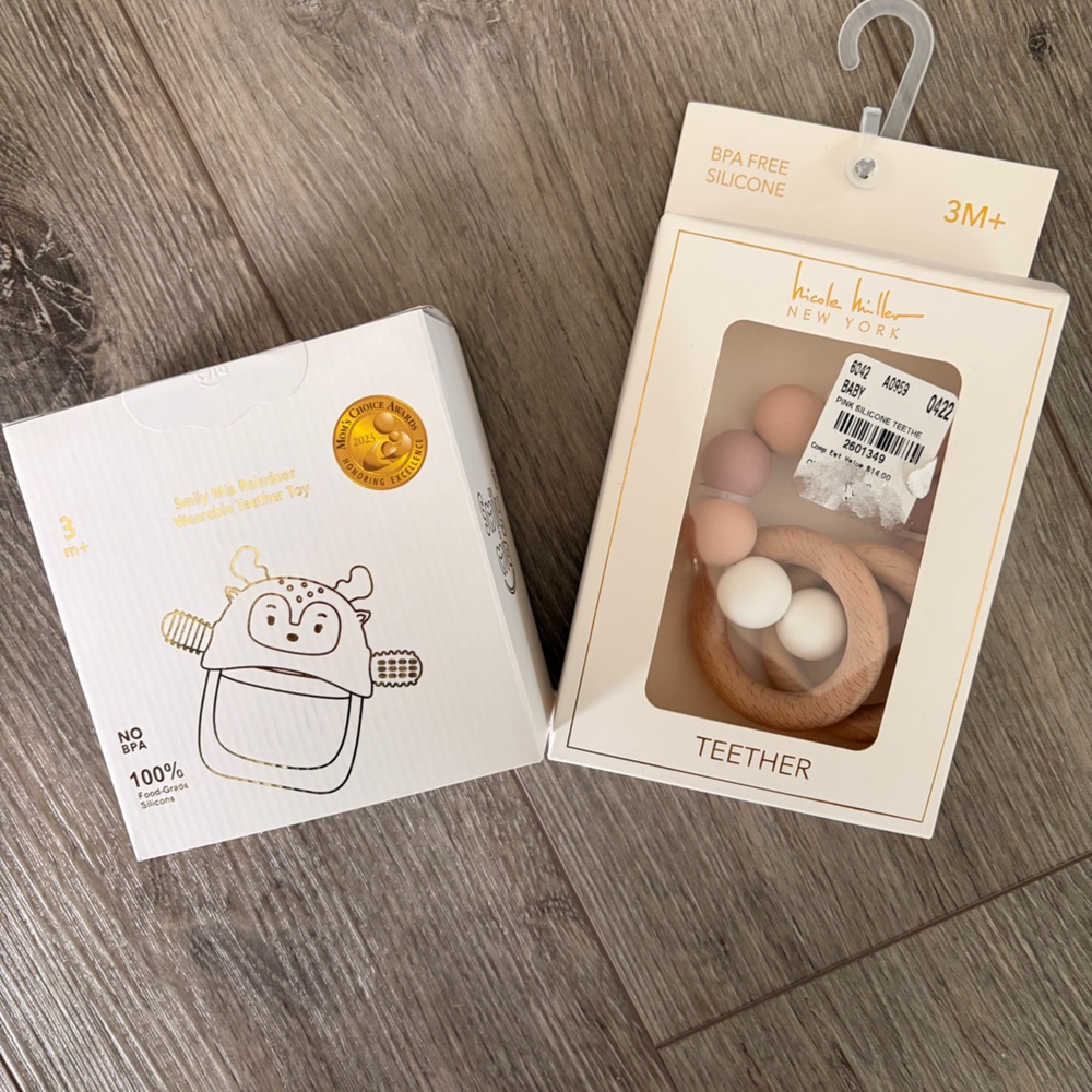 Silicone Baby Teethers - NWT